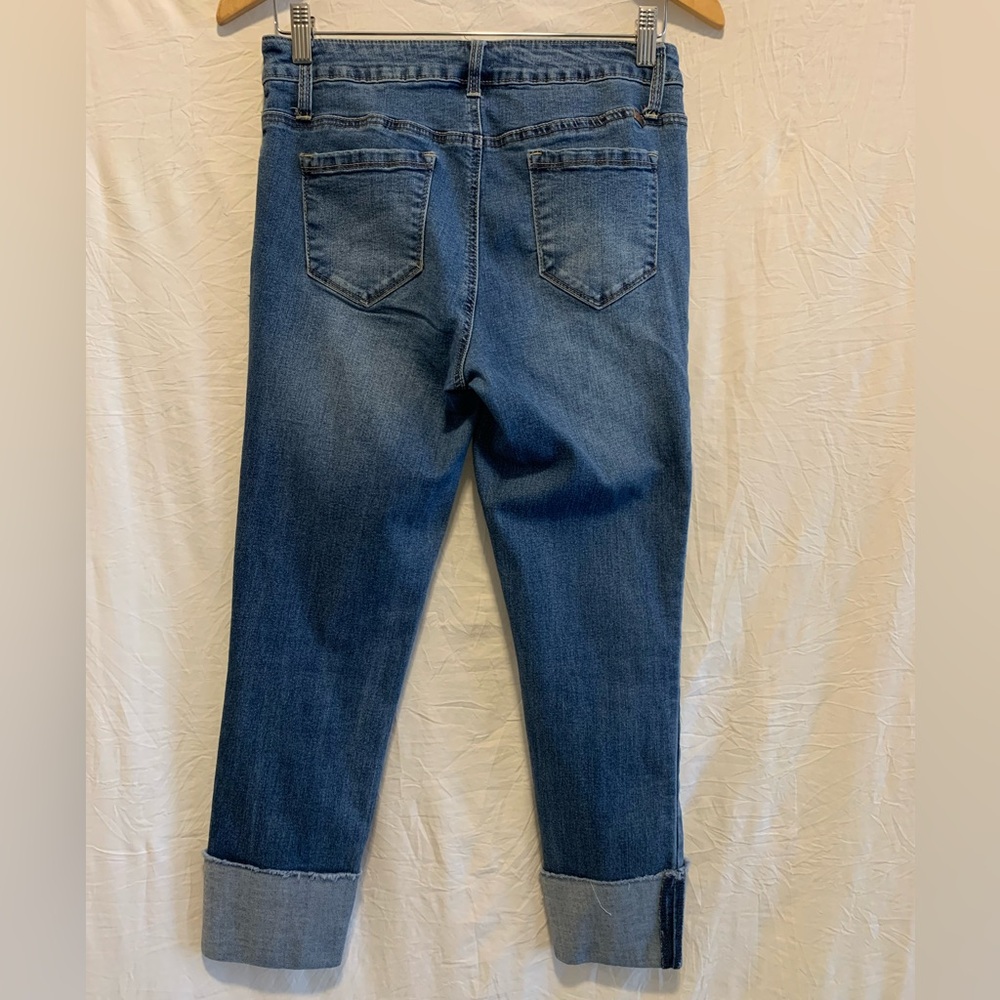 1822 Denim "Taylor" Cropped Cuffed Jeans - Picture 2 of 5
